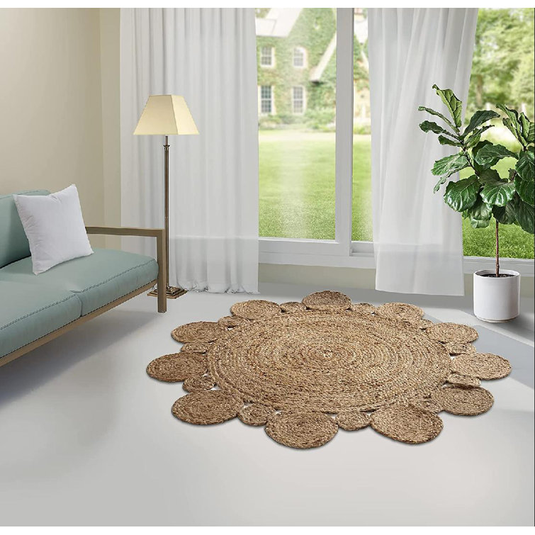 Highland Dunes Handmade Hand Braided Brown Rug Wayfair